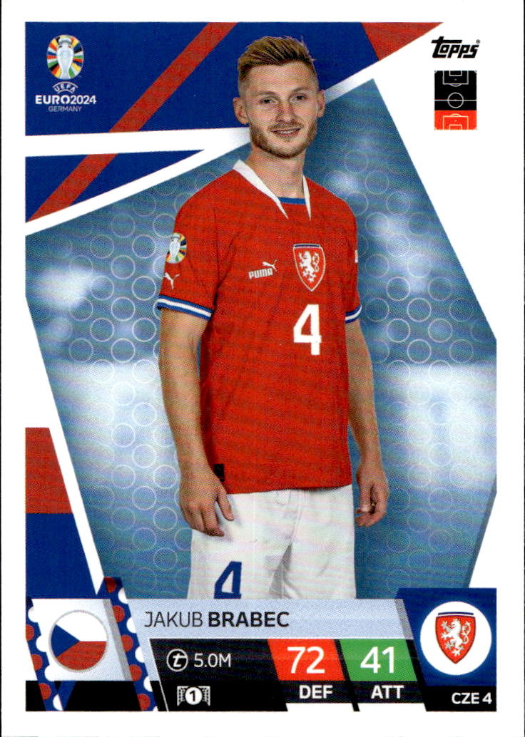 JAKUB BRABEC 2024 EURO Match Attax