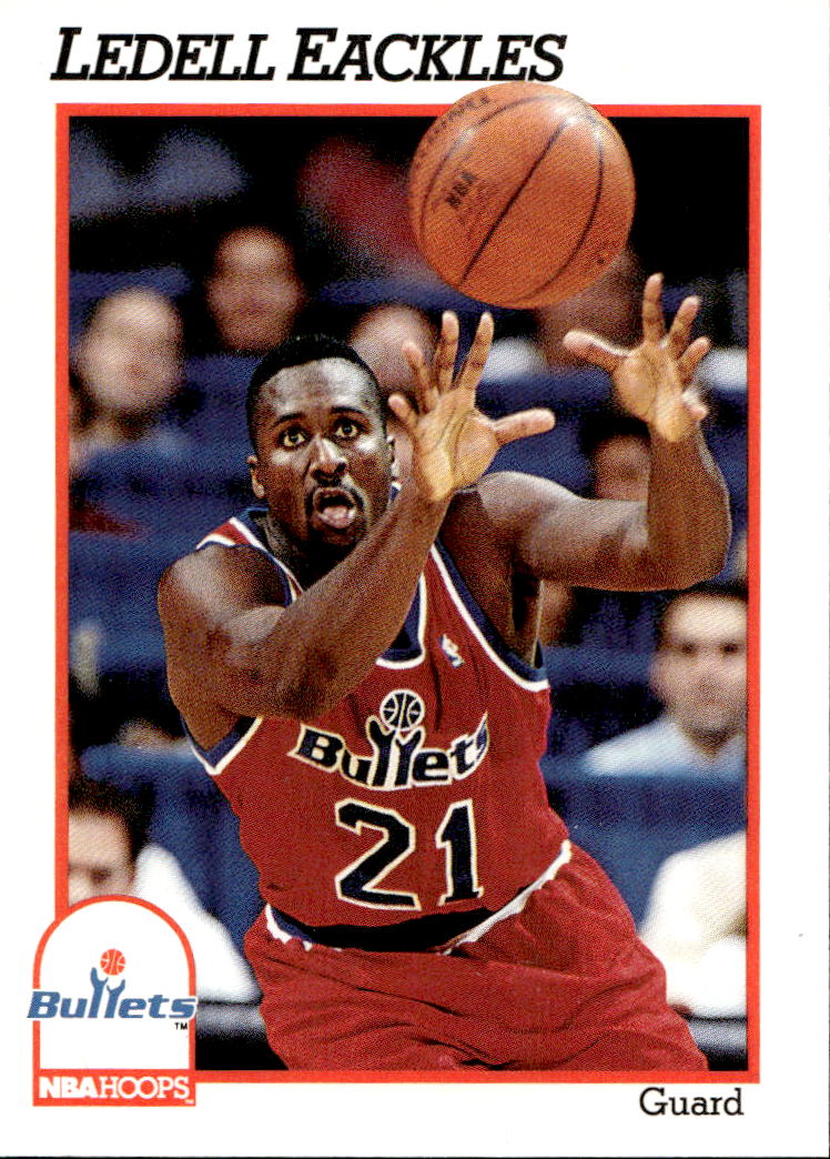 LEDELL EACKLES 91-92 NBA Hoops Basketball