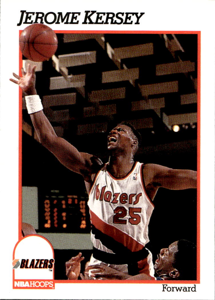 JEROME KERSEY 91-92 NBA Hoops Basketball