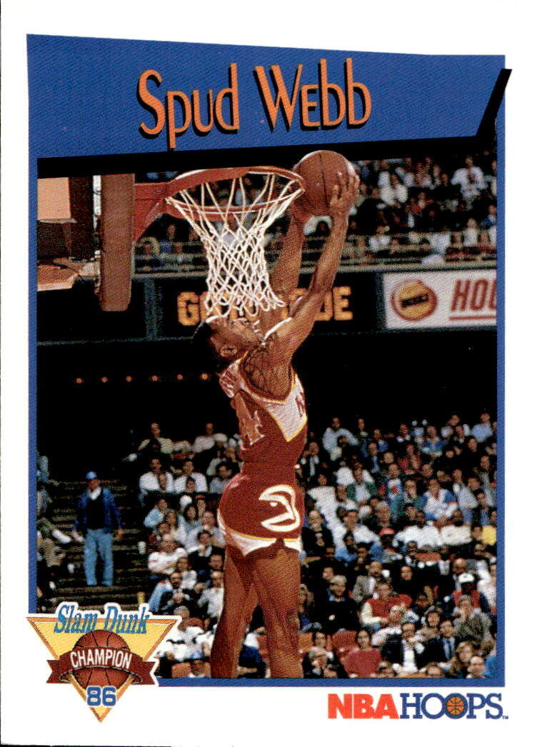 Slam Dunk Champion SPUD WEBB 91-92 NBA Hoops Basketball