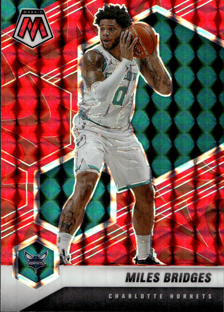 Red Prizm MILES BRIDGES 20-21 Panini Mosaic Basketball