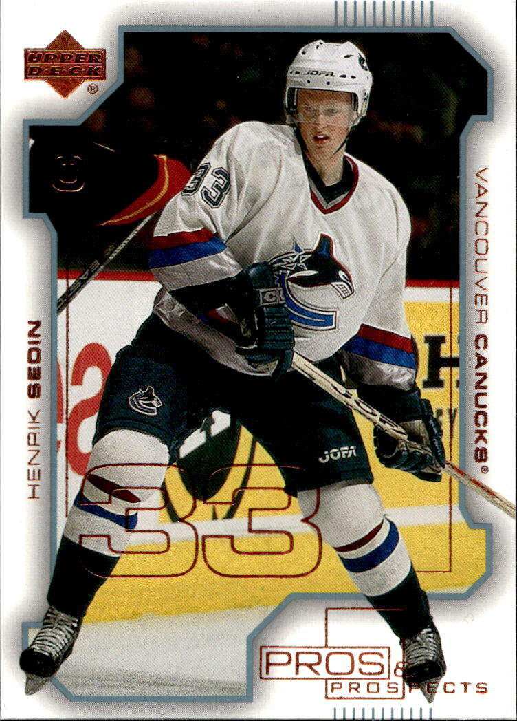 HENRIK SEDIN 00-01 UD Pros & Prospects