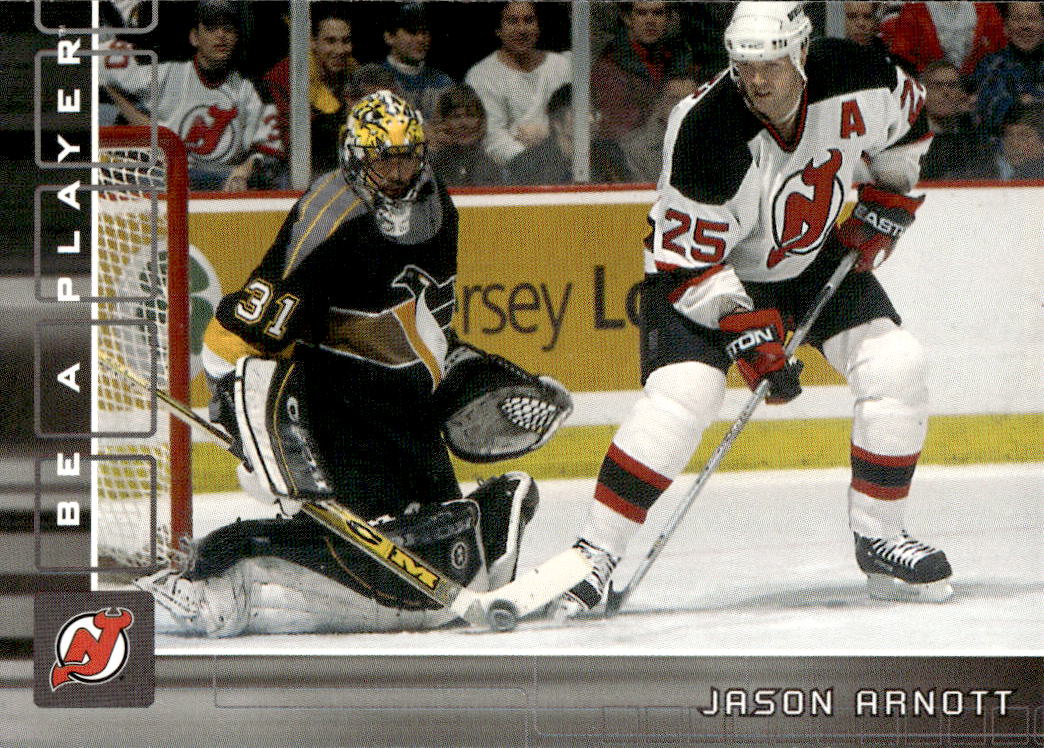 JASON ARNOTT 01-02 In the Game Be A Player Memorabilia
