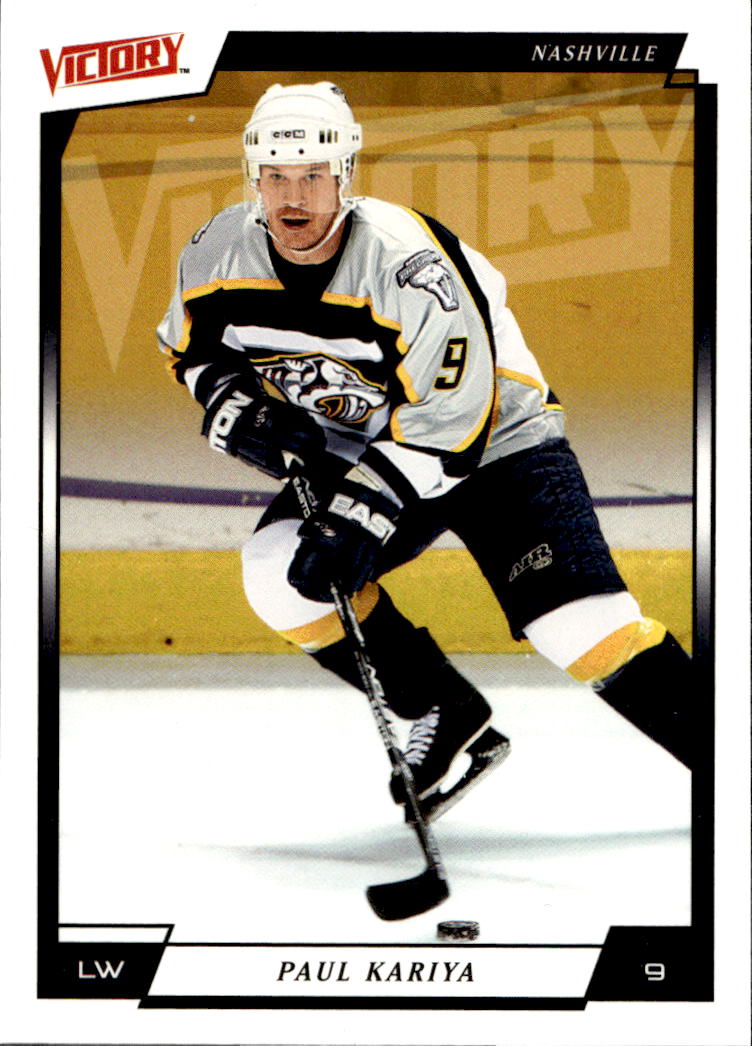 PAUL KARIYA 06-07 UD Victory