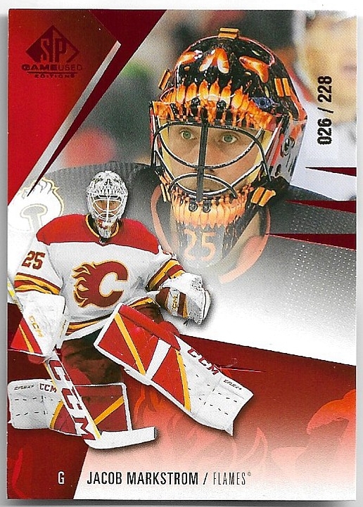 Red JACOB MARKSTROM 23-24 UD SP Game Used /228