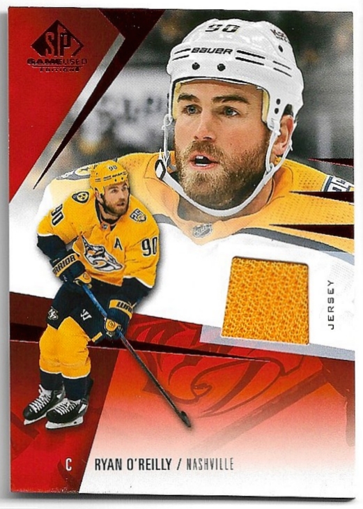 Jersey Red RYAN O'REILLY 23-24 UD SP Game Used