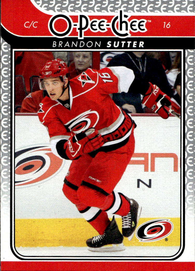 BRANDON SUTTER 09-10 UD O-Pee-Chee OPC