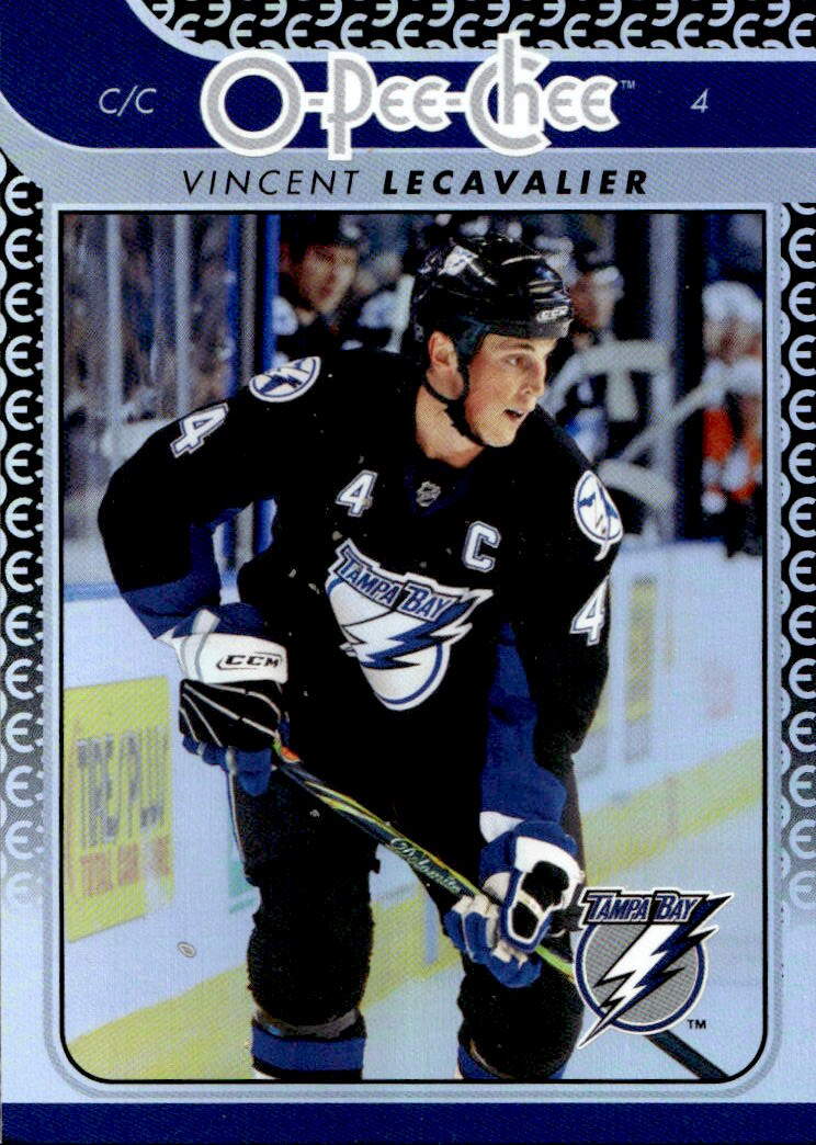 Rainbow VINCENT LECAVALIER 09-10 UD O-Pee-Chee OPC