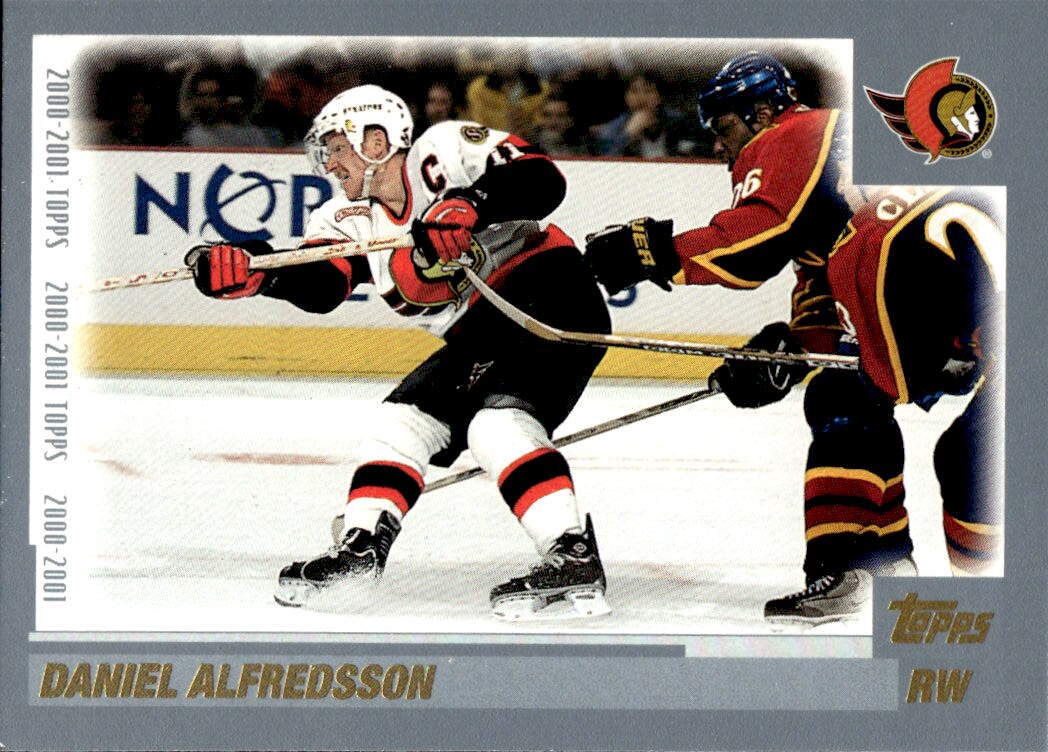 DANIEL ALFREDSSON 00-01 Topps