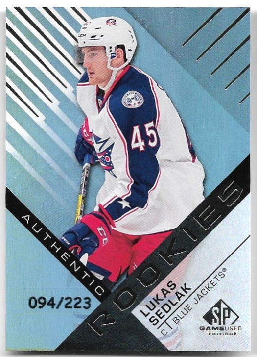 Rookies Authentic Rainbow Player Age LUKÁŠ SEDLÁK 16-17 UD SP Game Used /223