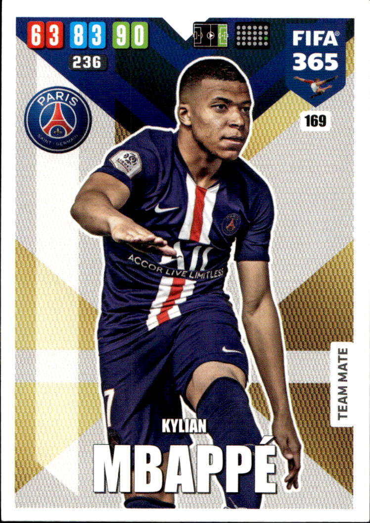 KYLIAN MBAPPE 2020 Panini FIFA 365