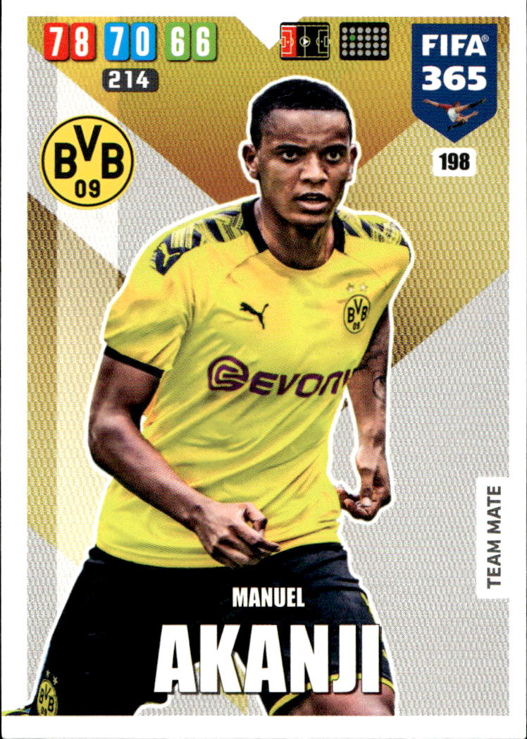 MANUEL AKANJI 2020 Panini FIFA 365