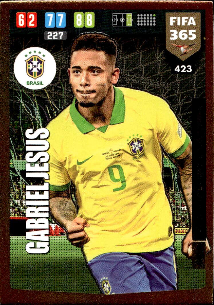 Gold GABRIEL JESUS 2020 Panini FIFA 365