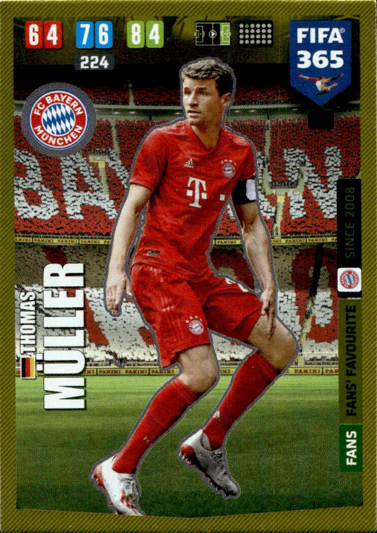 Fans Favourite THOMAS MULLER 2020 Panini FIFA 365