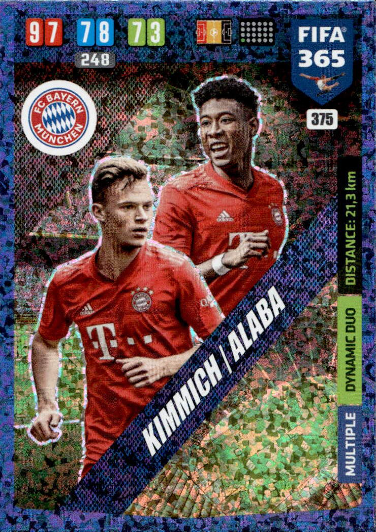 Dynamic Duo KIMMICH/ALABA 2020 Panini FIFA 365