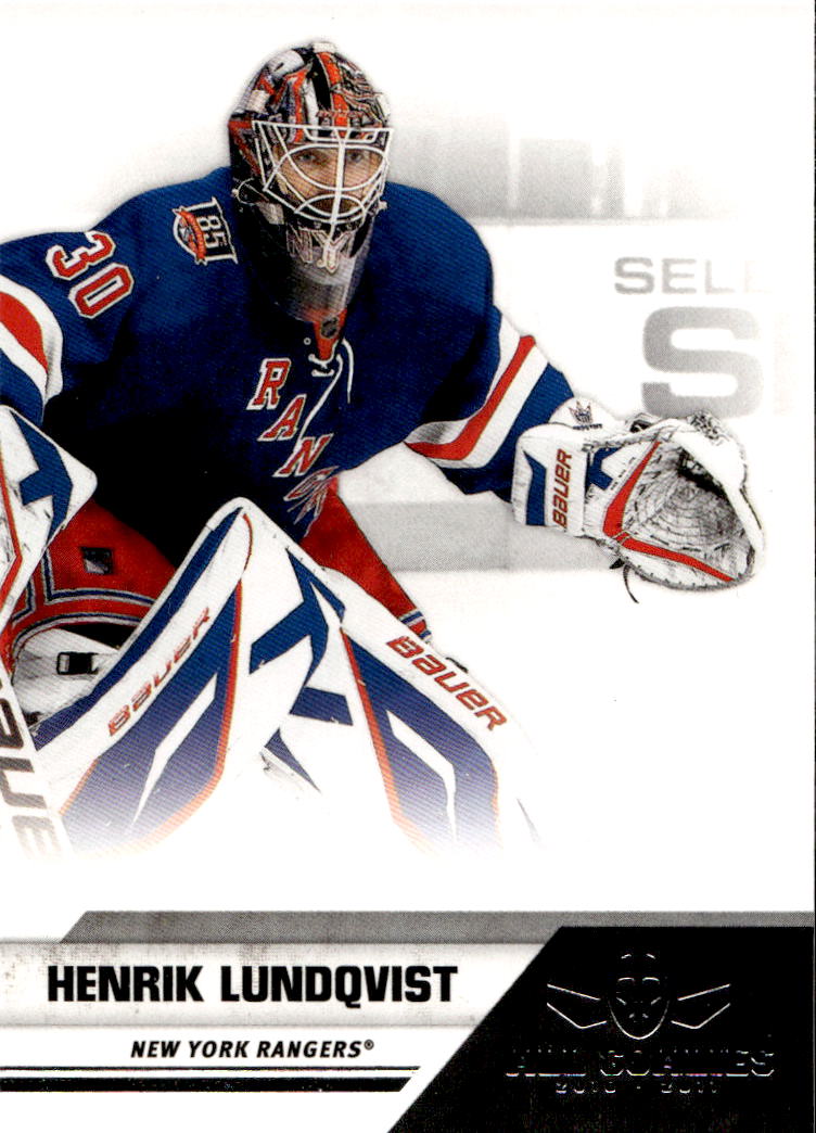 HENRIK LUNDQVIST 2011 Panini All Goalies