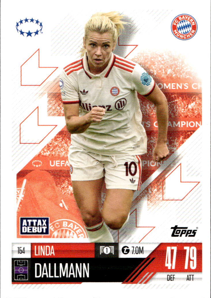 Attax Debut LINDA DALLMANN 24-25 Match Attax Extra UCL
