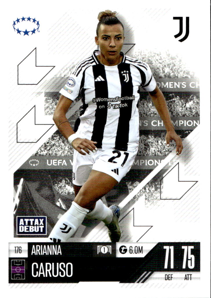 Attax Debut ARIANNA CARUSO 24-25 Match Attax Extra UCL