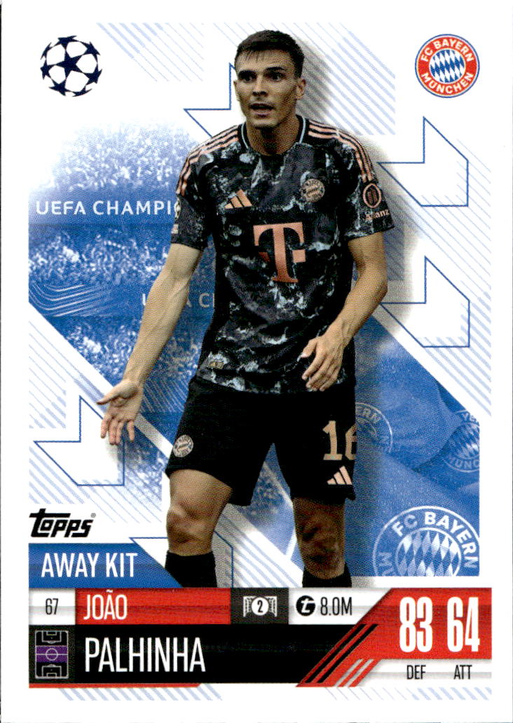 Away Kit JOAO PALHINHA 24-25 Match Attax Extra UCL