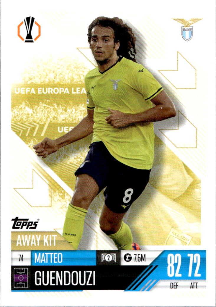 Away Kit MATTEO GUENDOUZI 24-25 Match Attax Extra UCL