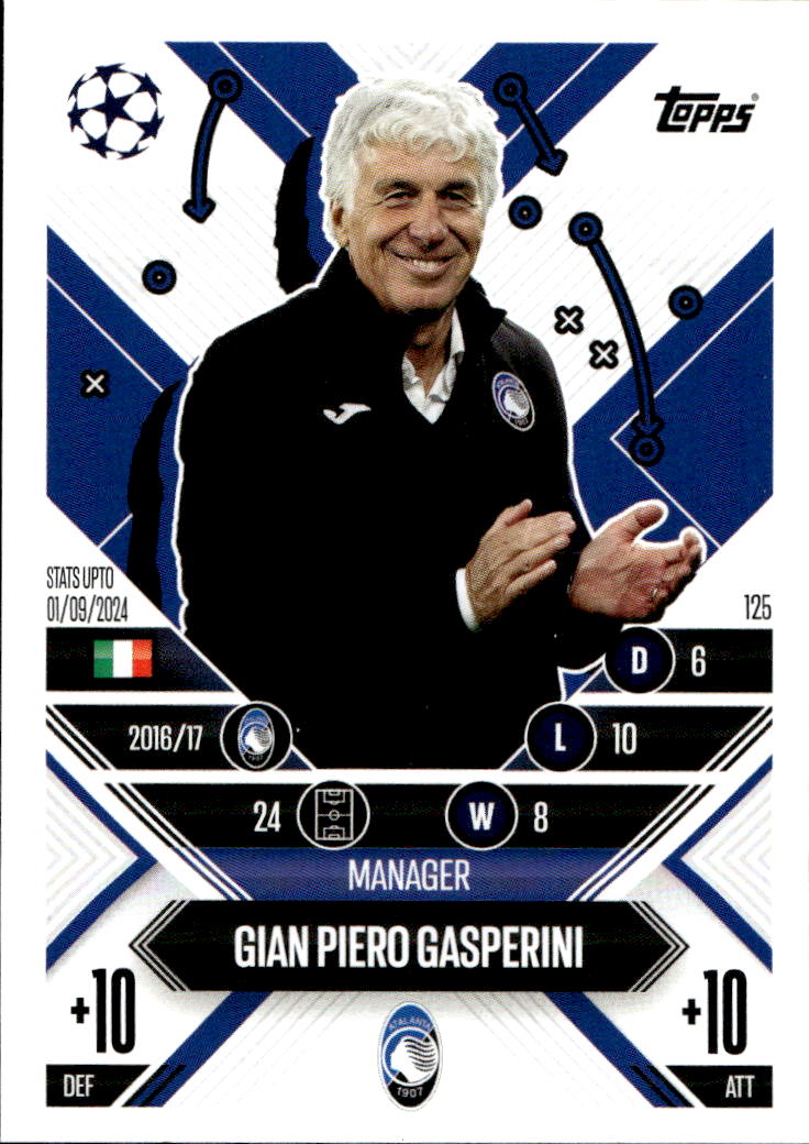 Manager GIAN PIERO GASPERINI 24-25 Match Attax Extra UCL