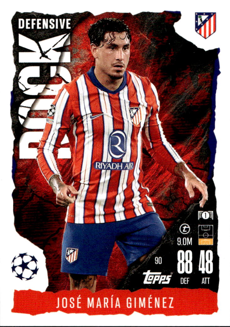 Defensive Rock JOSE MARIA GIMENEZ 24-25 Match Attax Extra UCL