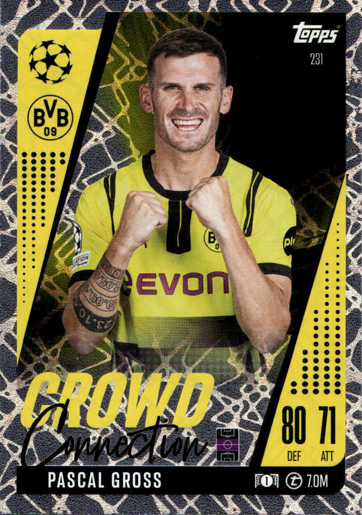 Crowd Connection PASCAL GROSS 24-25 Match Attax Extra UCL
