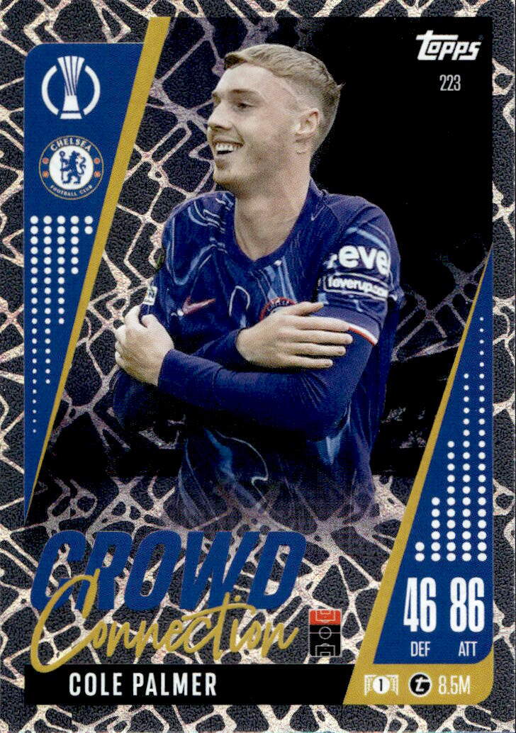 Crowd Connection COLE PALMER 24-25 Match Attax Extra UCL