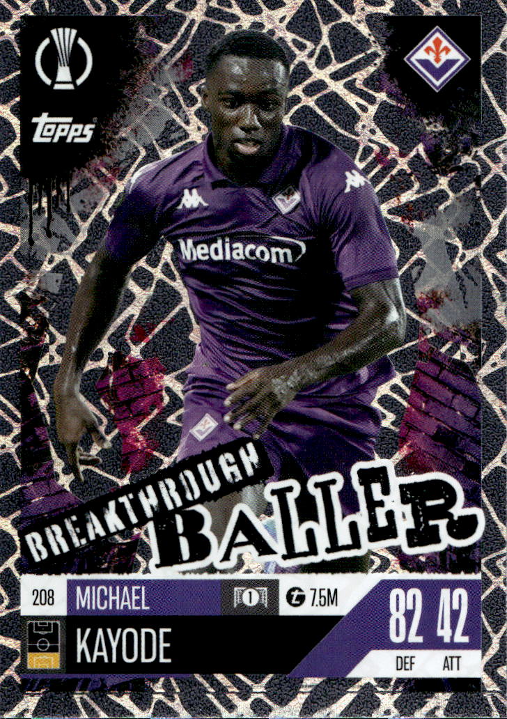 Breakthrough Baller MICHAEL KAYODE 24-25 Match Attax Extra UCL