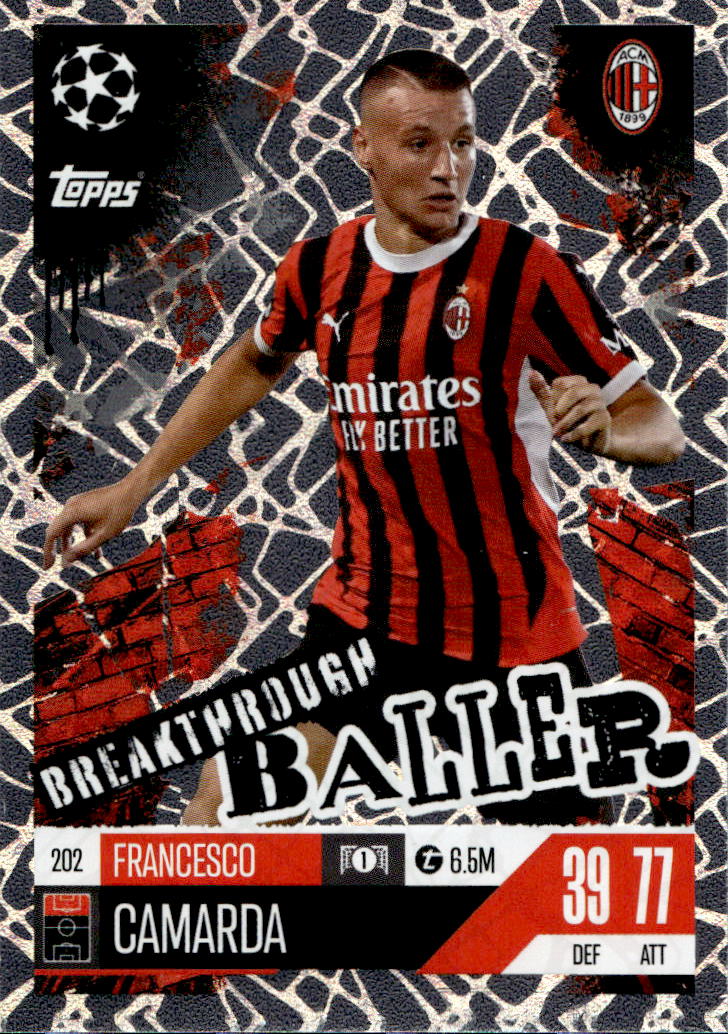 Breakthrough Baller FRANCESCO CAMARDA 24-25 Match Attax Extra UCL