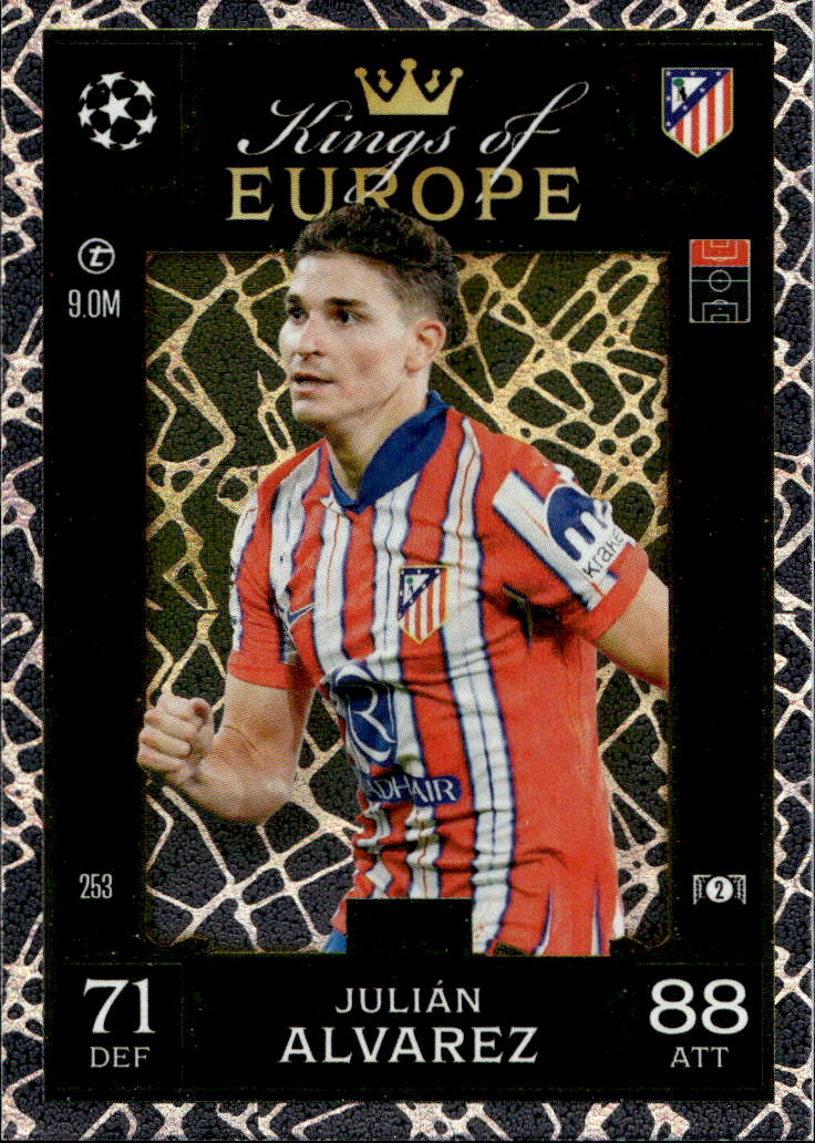 Kings of Europe JULIAN ALVAREZ 24-25 Match Attax Extra UCL