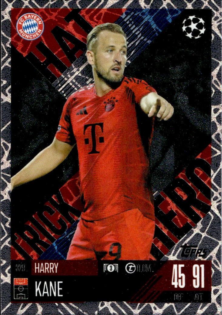 Hat Trick Hero HARRY KANE 24-25 Match Attax Extra UCL
