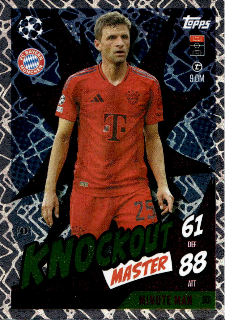 Knockout Master THOMAS MULLER 24-25 Match Attax Extra UCL