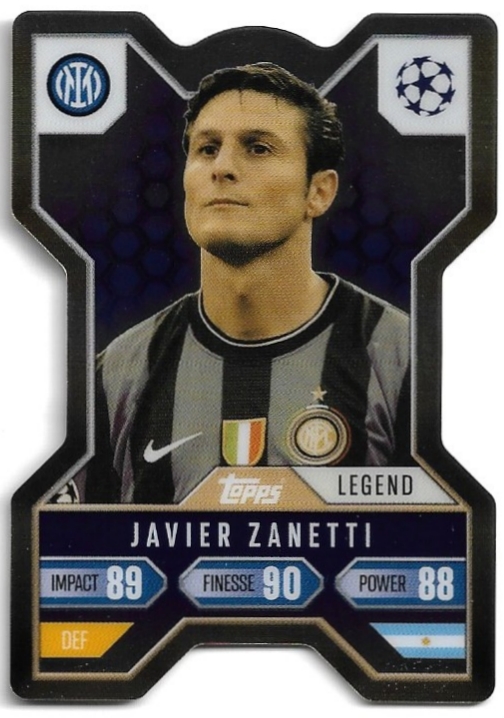 Chrome X Legend JAVIER ZANETTI 24-25 Match Attax Extra UCL