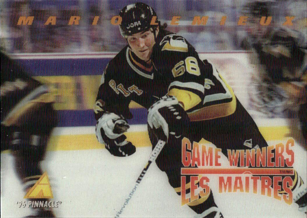 3D Karta MARIO LEMIEUX 95-96 Pinnacle McDonald's