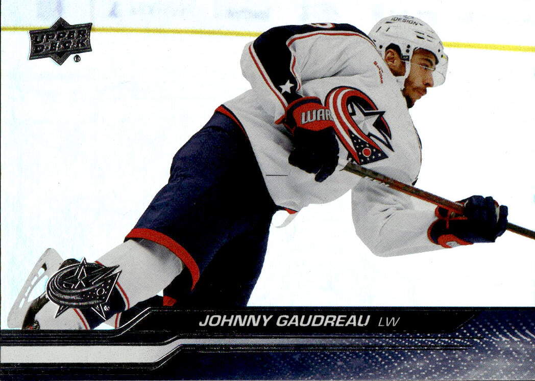 Silver Foil JOHNNY GAUDREAU 23-24 UD Series 1