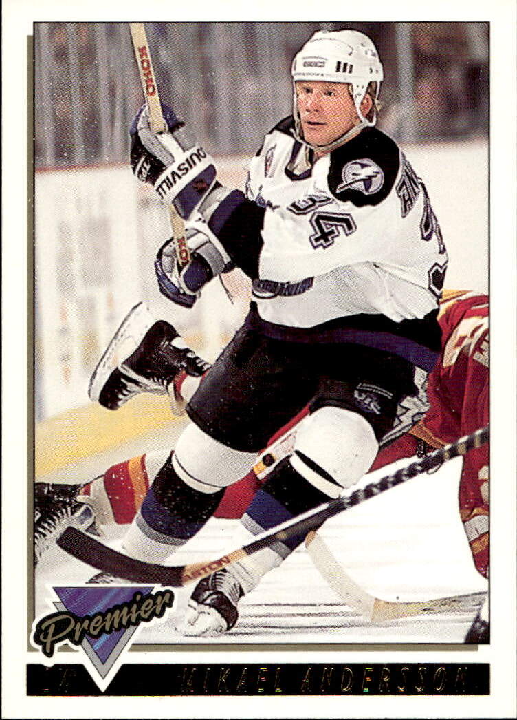 Gold Premier MIKAEL ANDERSSON 93-94 Topps Premier