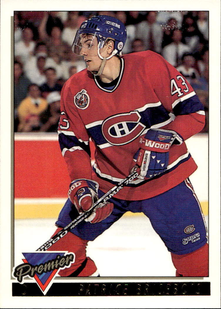Gold Premier PATRICE BRISEBOIS 93-94 Topps Premier