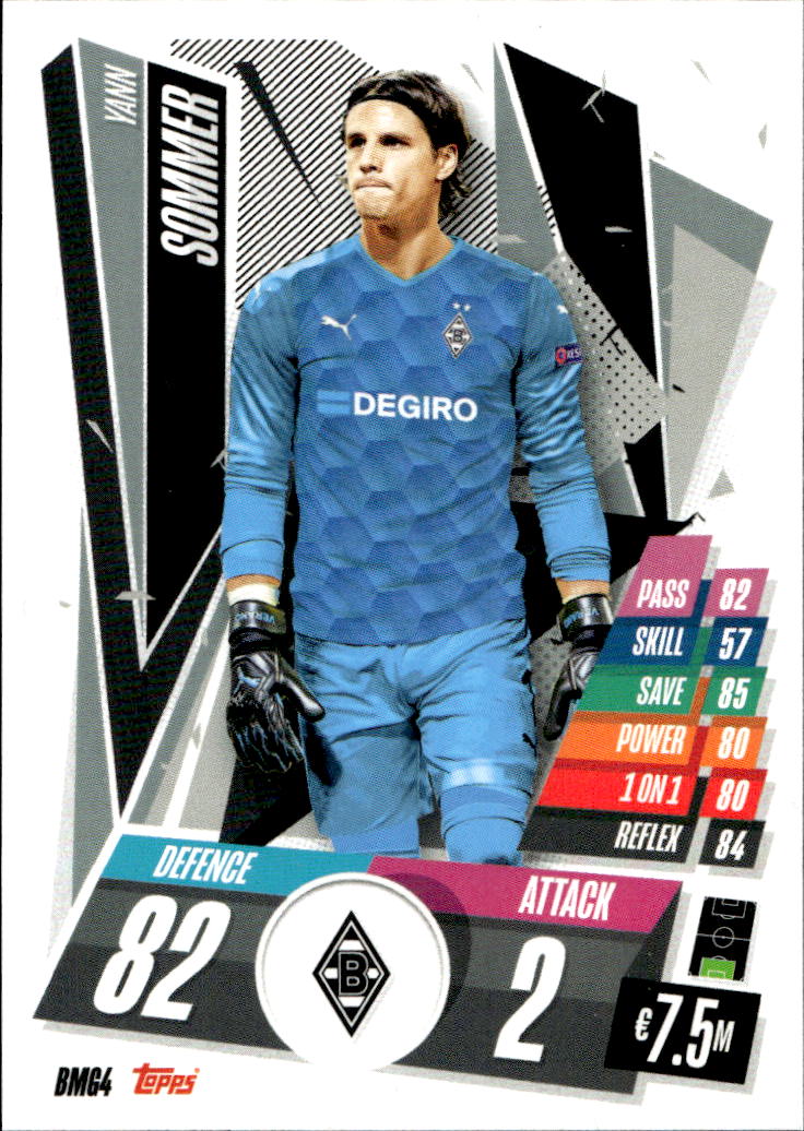 YANN SOMMER 20-21 Match Attax UCL