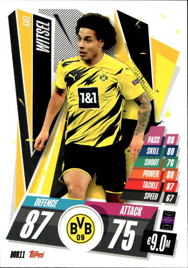 AXEL WITSEL 20-21 Match Attax UCL