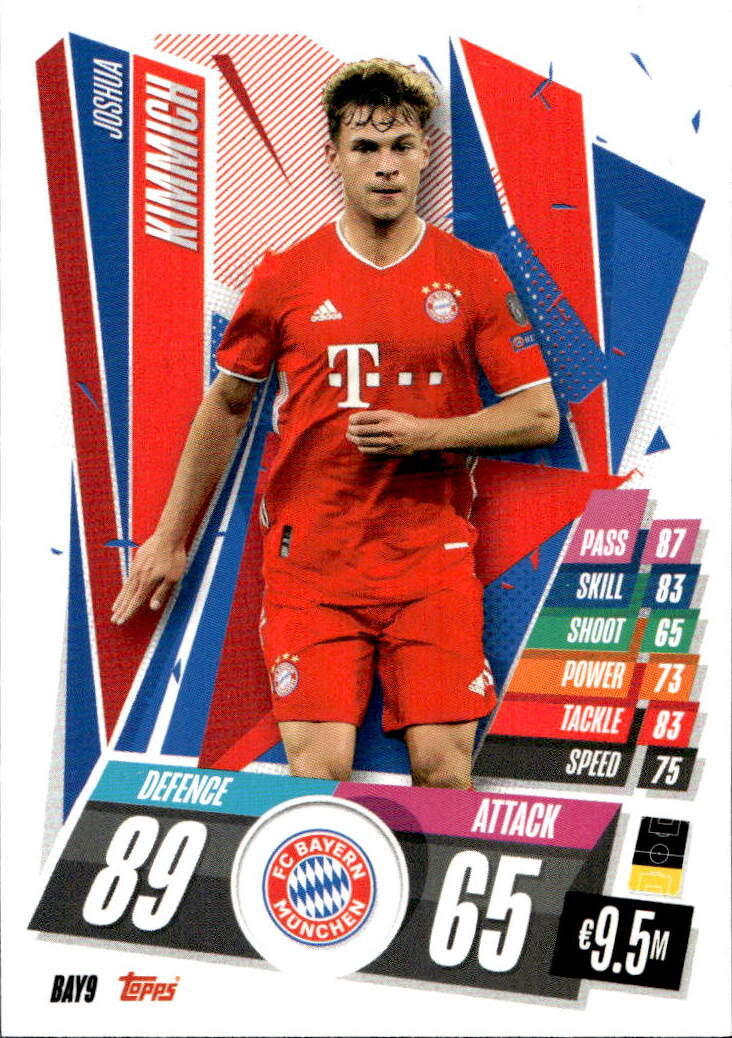 JOSHUA KIMMICH 20-21 Match Attax UCL