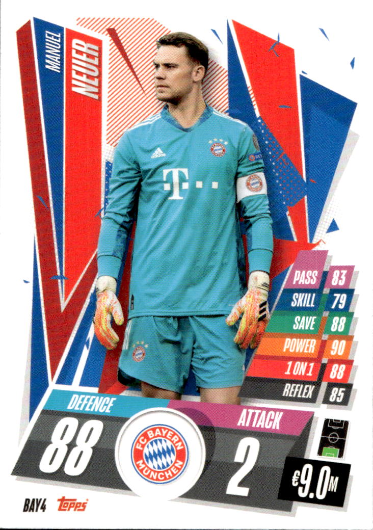 MANUEL NEUER 20-21 Match Attax UCL