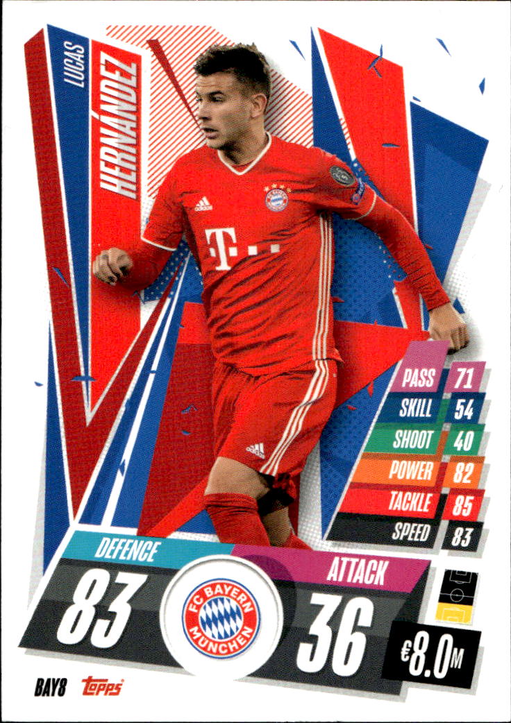 LUCAS HERNANDEZ 20-21 Match Attax UCL