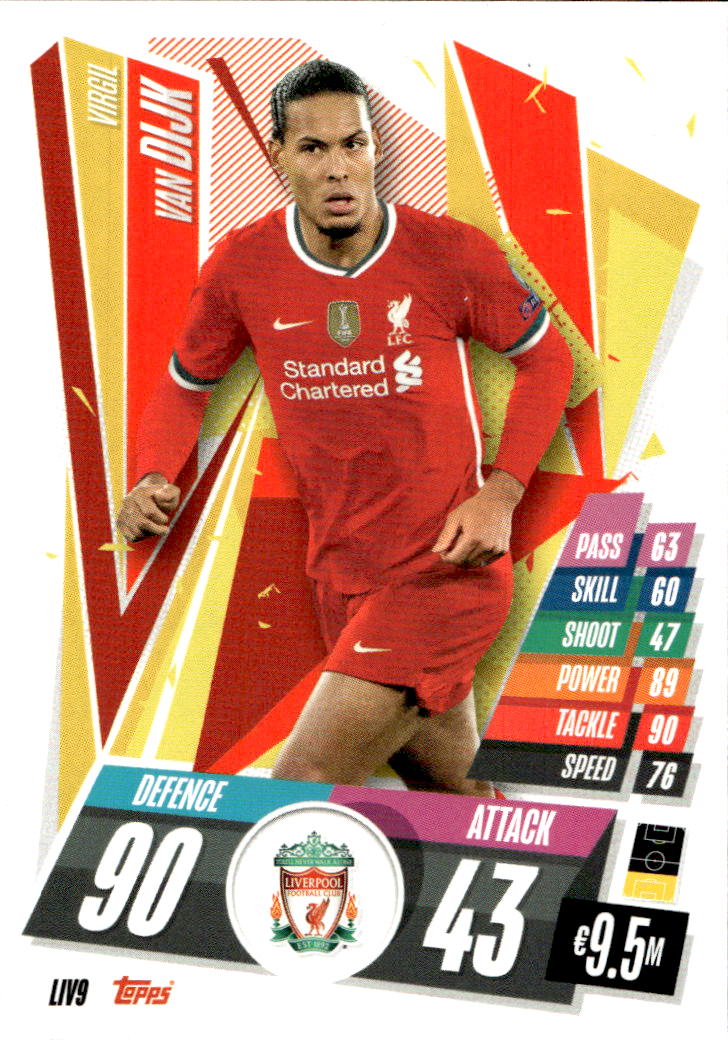 VIRGIL VAN DIJK 20-21 Match Attax UCL
