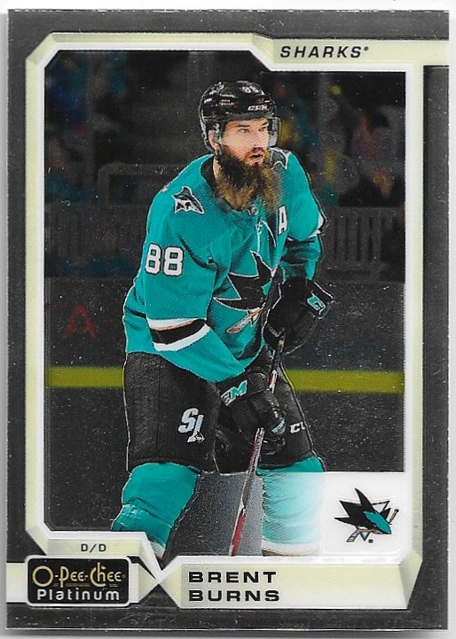 BRENT BURNS 18-19 UD O-Pee-Chee OPC Platinum