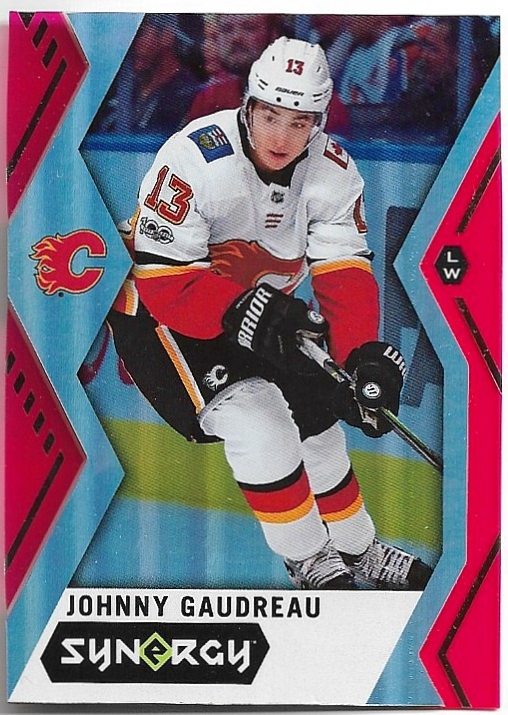 Red Bounty JOHNNY GAUDREAU 17-18 UD Synergy
