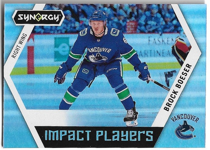 Rookie Impact Players BROCK BOESER 17-18 UD Synergy