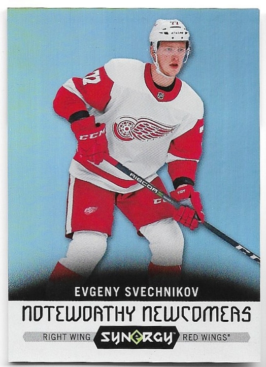 Rookie Noteworthy Newcomers EVGENY SVECHNIKOV 17-18 UD Synergy