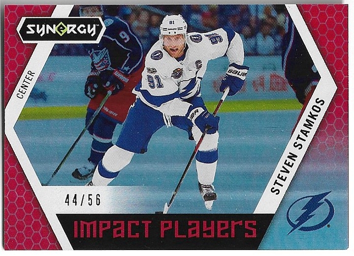 Red Impact Players STEVEN STAMKOS 17-18 UD Synergy /56