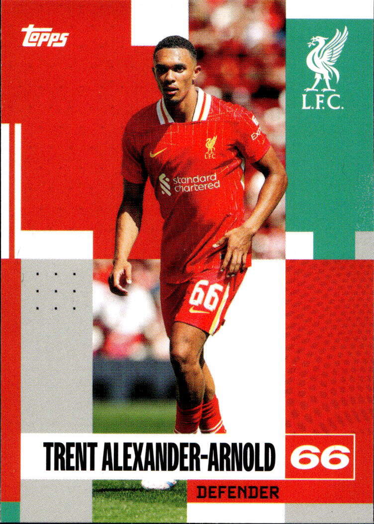 TRENT ALEXANDER ARNOLD 24-25 Topps Liverpool Team Set